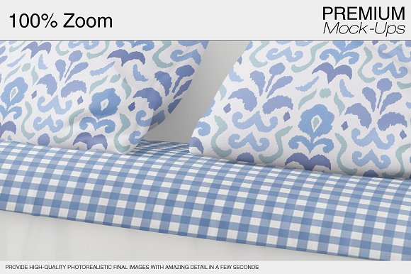 Pillows & Curtains Set - Kitchen