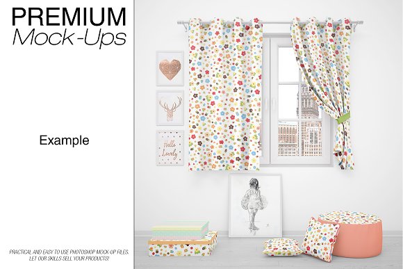 Curtains (Long & Short) & Pillows