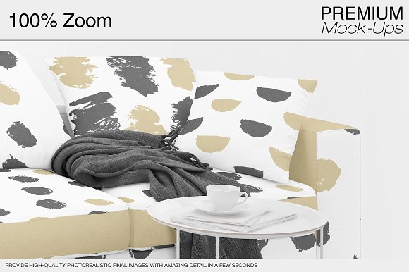 Sofa & Pillows Mockup Pack