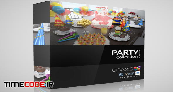 CGAxis Models Volume 13 Party Collection