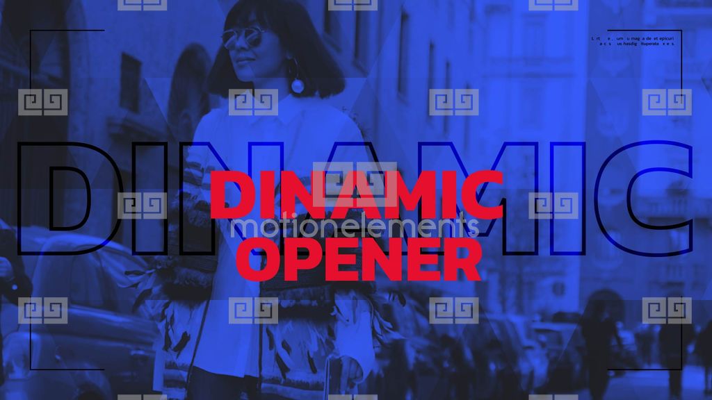 Dinamic Opener After Effects Templates