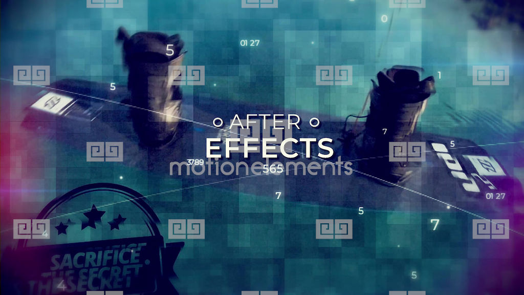 Cinematic Digital Slideshow After Effects Templates