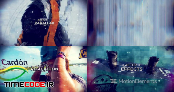 Cinematic Digital Slideshow After Effects Templates