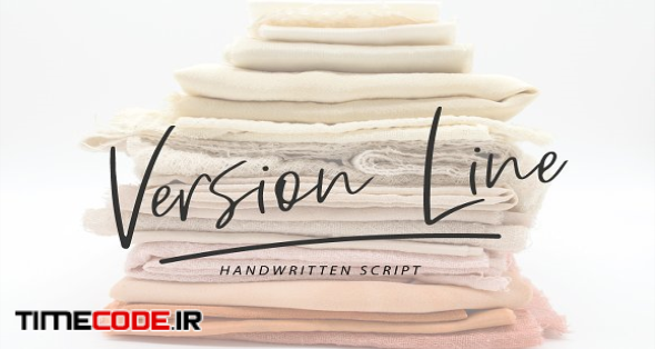 Version Line | Handwritten Font