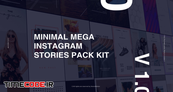  Minimal Mega Instagram Stories Pack Kit 