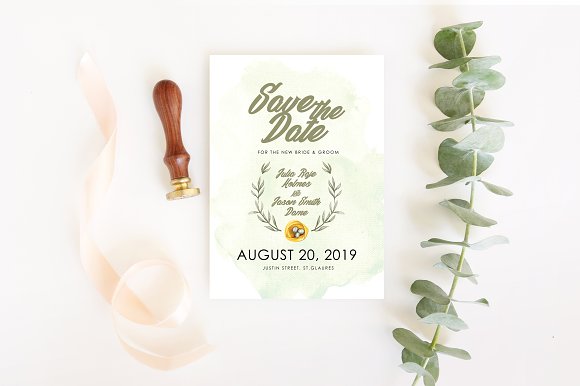 Greenleaf - Wedding Invitation Ac.71