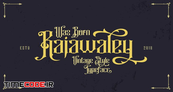 Rajawaley Typeface