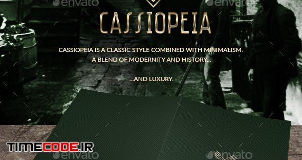  Cassiopeia Minimal Luxury Menu 