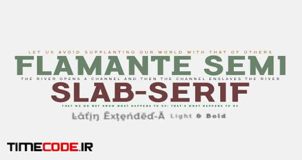 Flamante SemiSlab Light & Bold