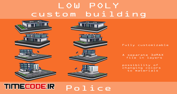 Low poly Police pack