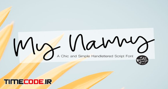 My Nanny | Chic Script Font