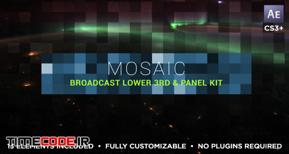  Mosaic Lower Third & Title Kit 