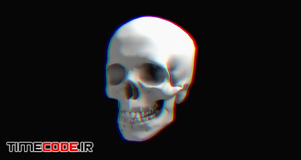 Rotating Skull Hologram