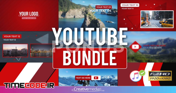  Youtube Bundle – After Effects Template 