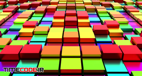 Loopable Metallic Rainbow Cubes