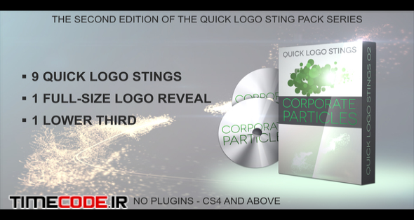  Quick Logo Sting Pack 02: Corporate Particles 