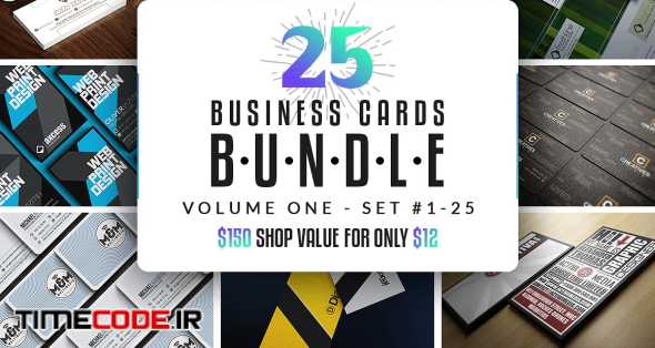 25 Business Cards Bundle - Vol 01