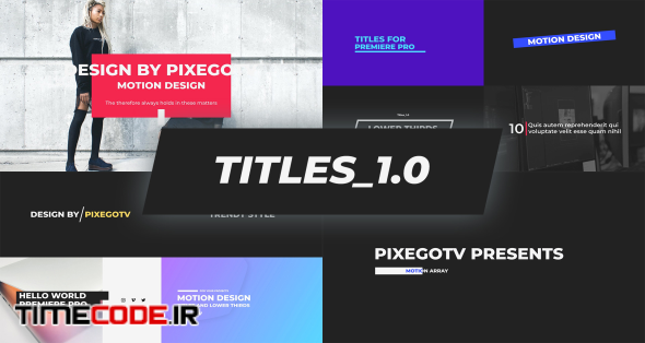 The Titles / Typography Pack