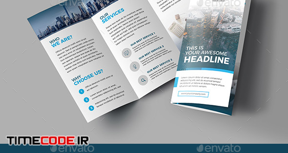  Trifold Corporate Business Brochure 