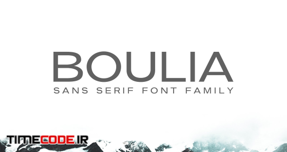 Boulia Sans Serif Font Family