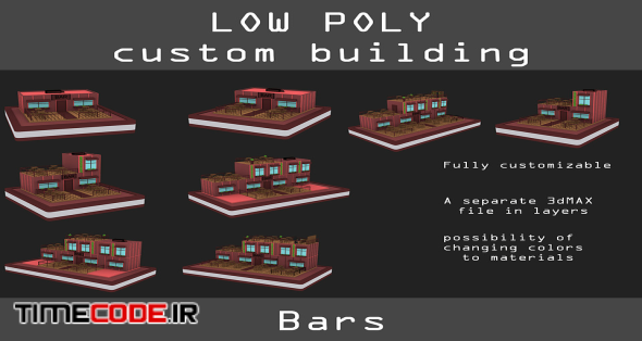 Low poly Bars pack