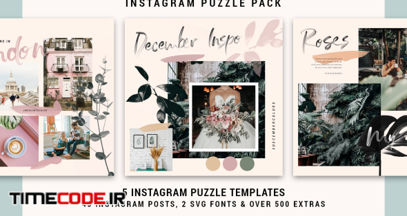 InstaGrid 6 - Instagram Puzzle Pack