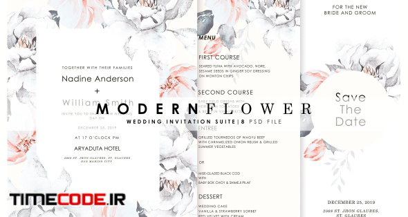 Modern Flower - Wedd.Suite Ac.97