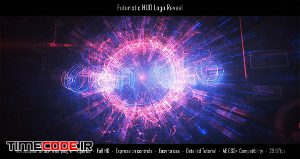  Futuristic HUD Logo Reveal 