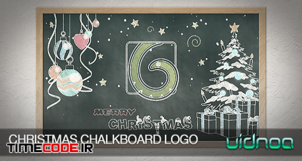 Christmas Chalkboard Logo 