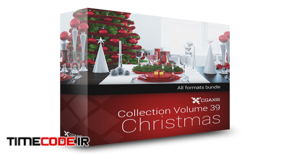 CGAxis Models Volume 39 3D Christmas