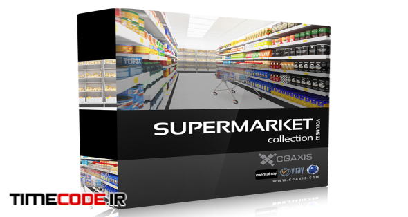 CGAxis Models Volume 32 Supermarket