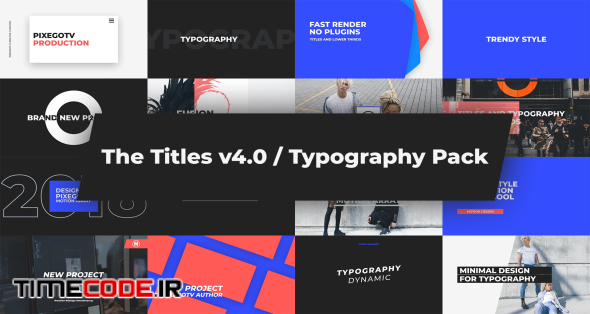 The Titles v4.0 / Typography Pack