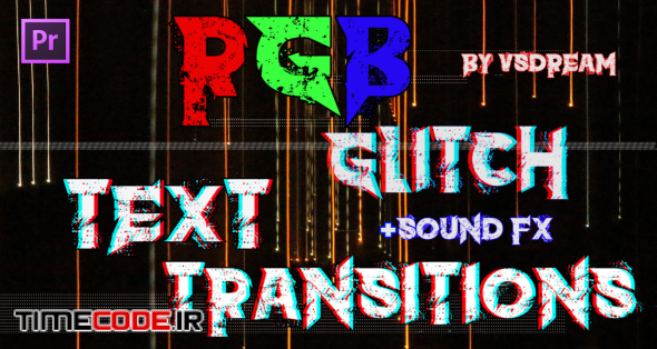 RGB Glitch Text Transitions