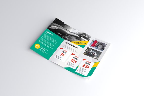 دانلود بروشور لایه باز کارواش Car Wash Brochure 2897846 – تایم کد