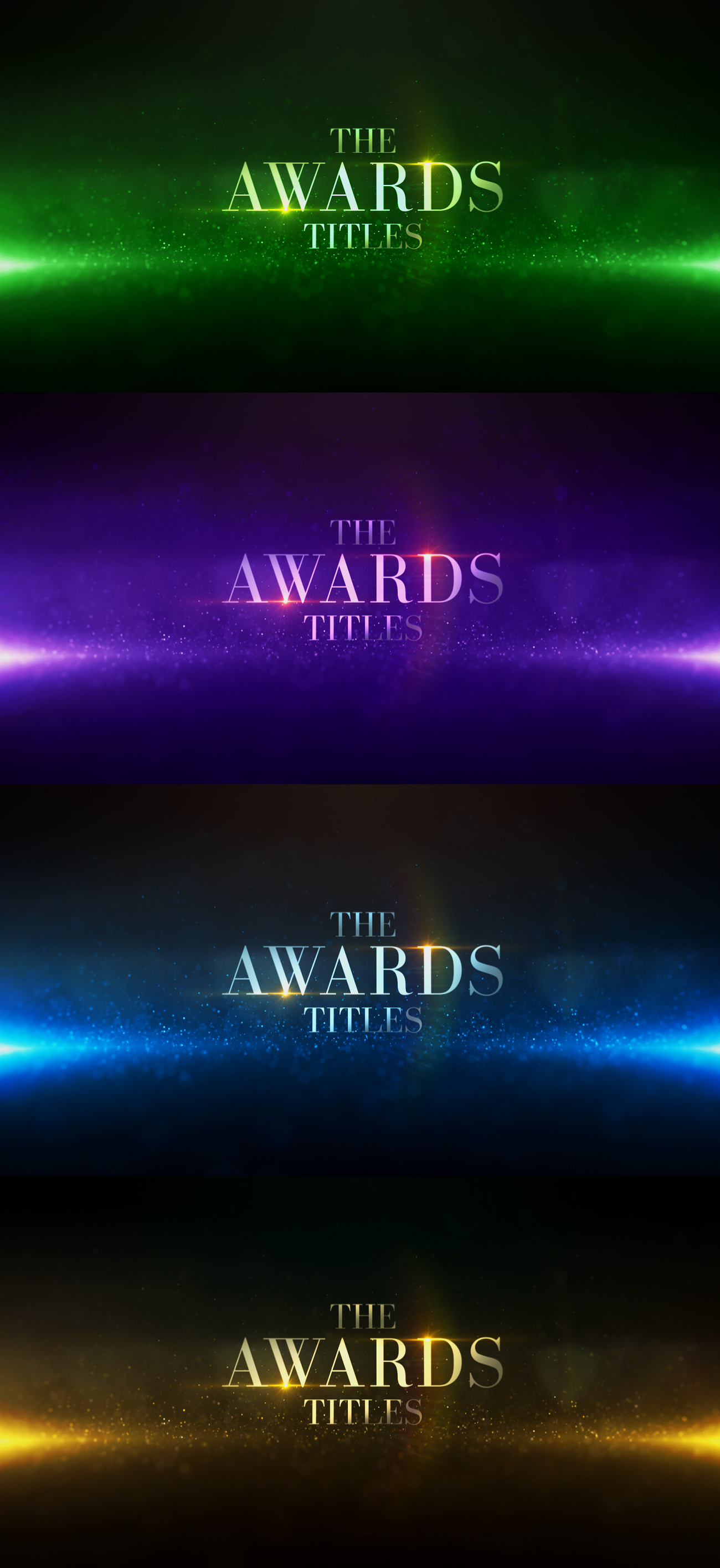  Awards Titles 