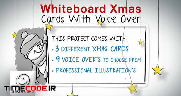  Whiteboard Xmas Cards With Voice Over 