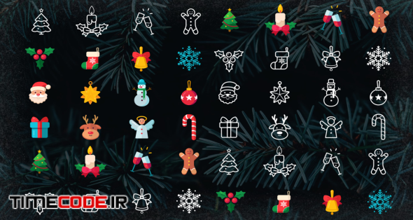 Animated Christmas Icons Specials Pack