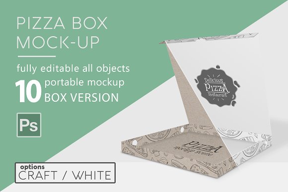 Pizza Box Mockup