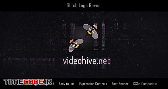  Glitch Logo Reveal 
