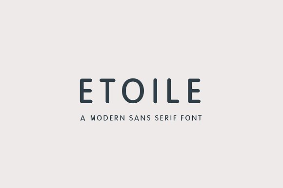 Etoile - Sans Serif Font