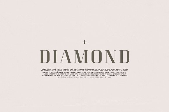 Diamond /// Luxury Serif