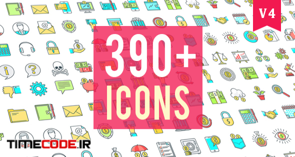  Icons Pack 390 Animated Icons 
