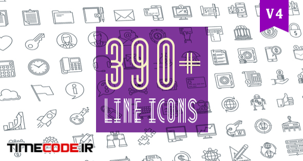  Line Icons Pack 390 Animated Icons 