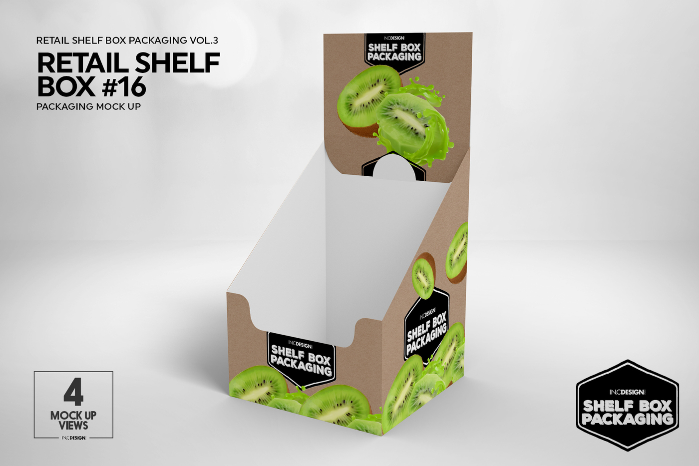 Retail Shelf Box Packaging Mockup 16 