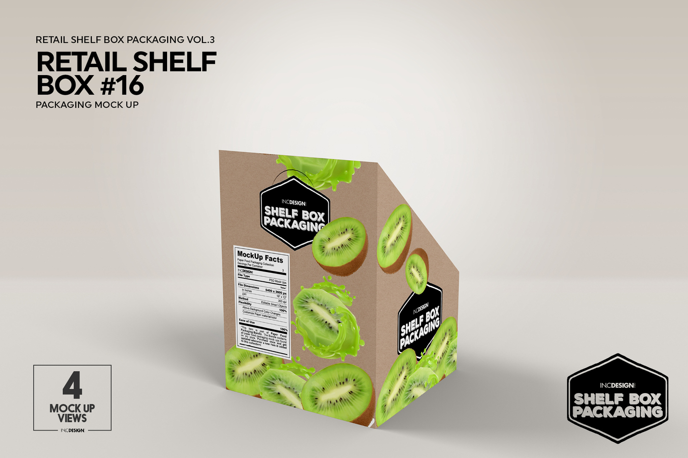 Retail Shelf Box Packaging Mockup 16 