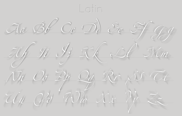  Latin and Cyrillic Handwrite Bundle 
