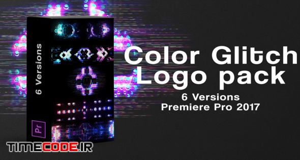 Color Glitch Logo Pack