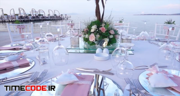 Wedding Table For Seaside Reception