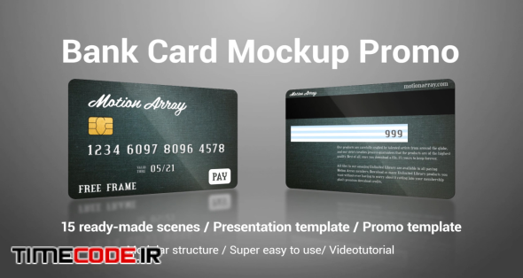 Bank Card Mockup Promo