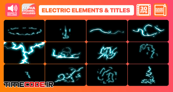  Flash FX Electric Elements And Titles 
